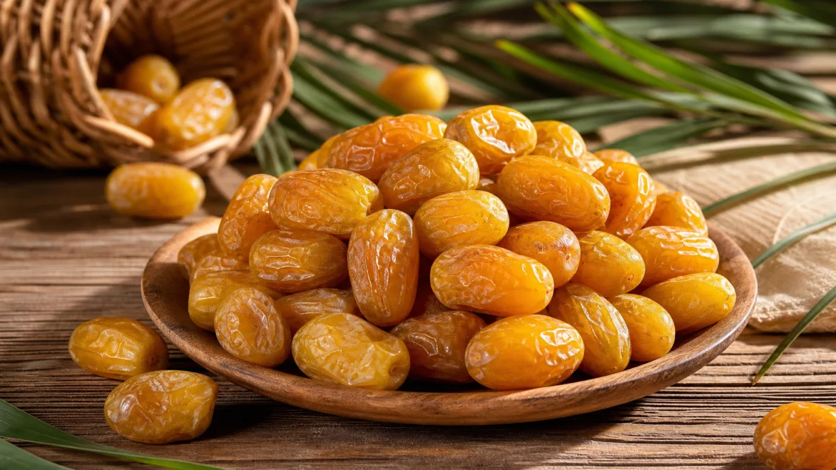 راهنمای ظاهر خرما مضافتی زرد